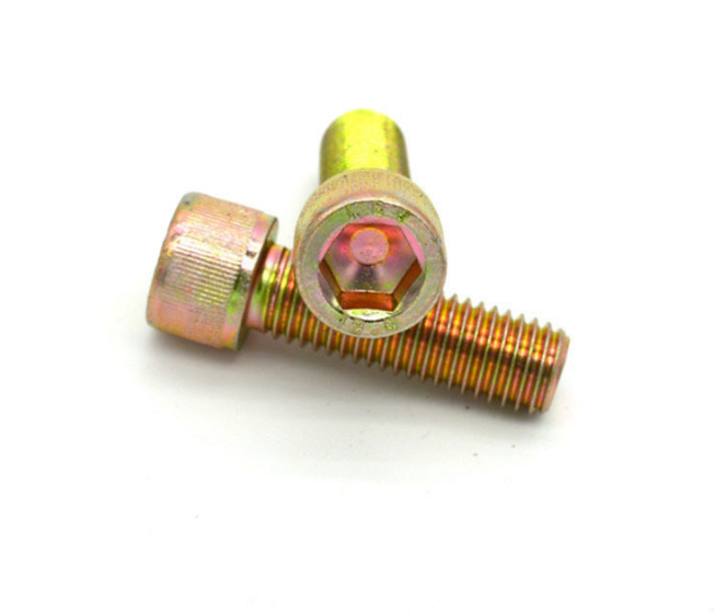Available Carbon Steel Yellow Zinc Galvanized Grade 8.8 Allen Bolt 2