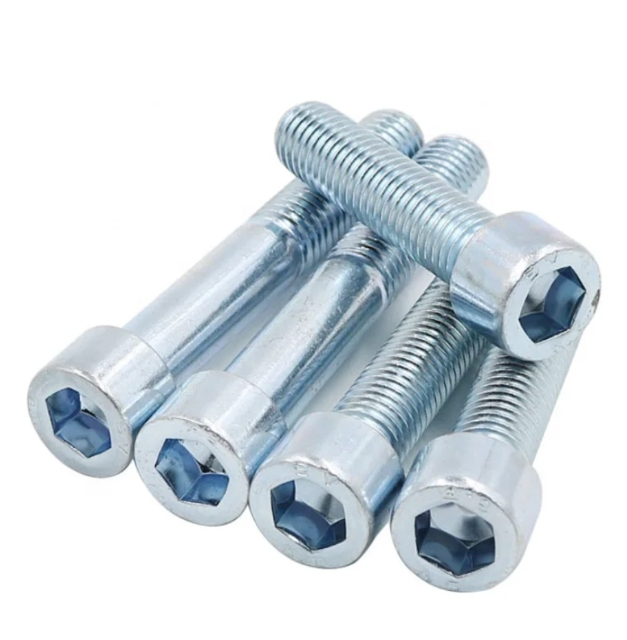 Factory Directly Full Thread Half Thread Inch Metric Carbon Steel Blue Zinc Allen Bolt