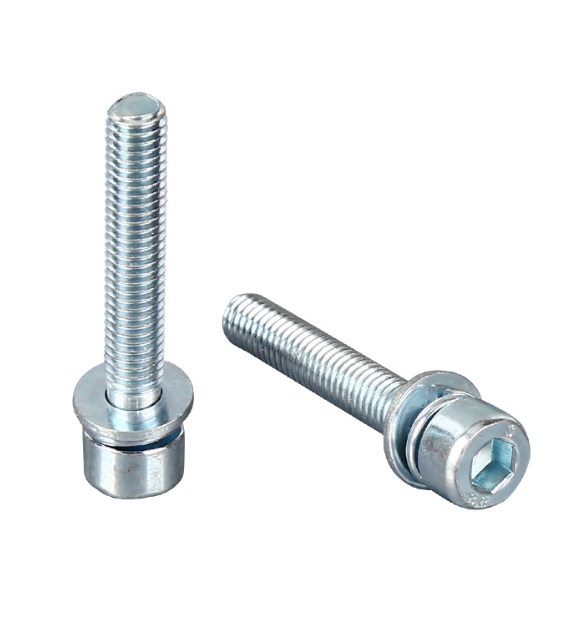 Factory Directly Full Thread Half Thread Inch Metric Carbon Steel Blue Zinc Allen Bolt 1