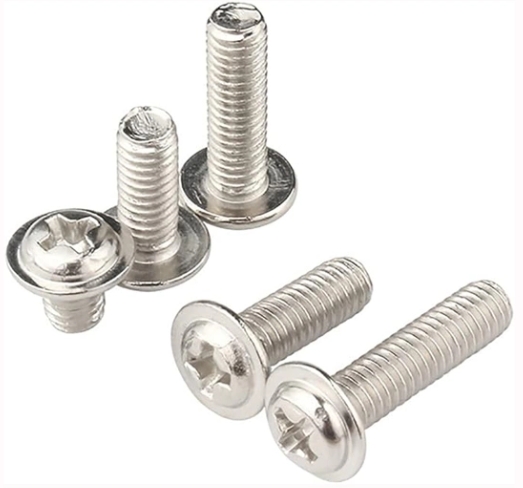 M4-0.7X20mm Pan Washer Head Phillips Machine Screws 304 Stainless Steel Metric Cross Head Screws Bolts Fastener Fully Threaded