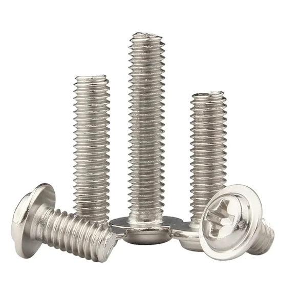 M4-0.7X20mm Pan Washer Head Phillips Machine Screws 304 Stainless Steel Metric Cross Head Screws Bolts Fastener Fully Threaded 1
