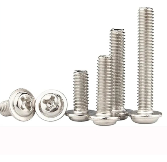 M4-0.7X20mm Pan Washer Head Phillips Machine Screws 304 Stainless Steel Metric Cross Head Screws Bolts Fastener Fully Threaded 5
