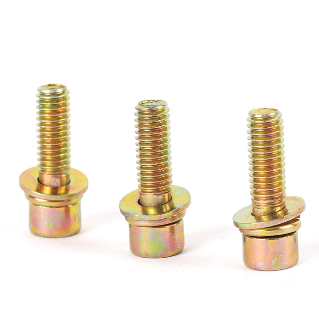 Online Sales Carbon Steel Yellow Zinc Zinc Plated Hex Socket Cap Bolt 3