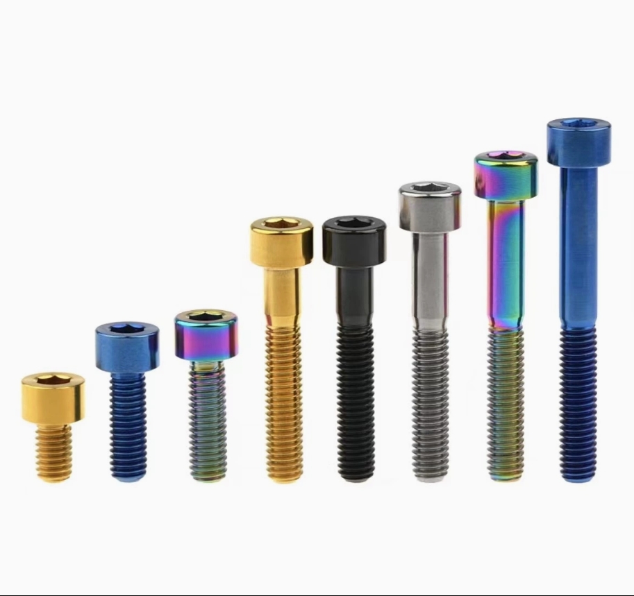 Titanium Alloy Allen Screw M2-M8X10-80mm Socket Cap Hex Screw 2