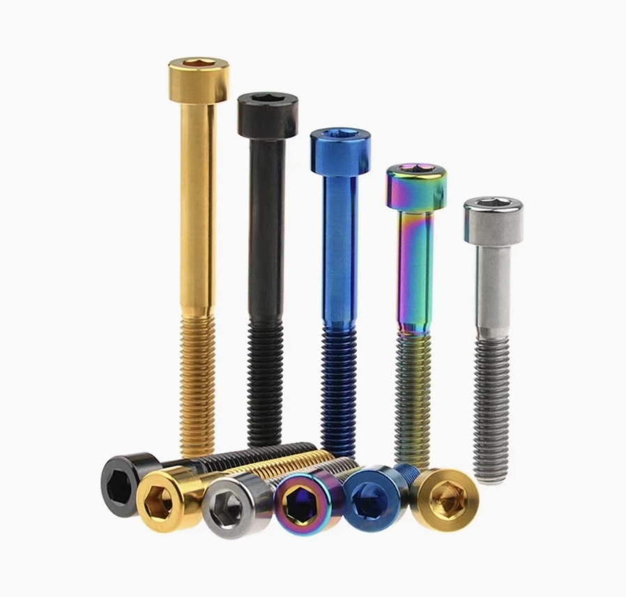 Titanium Alloy Allen Screw M2-M8X10-80mm Socket Cap Hex Screw 3