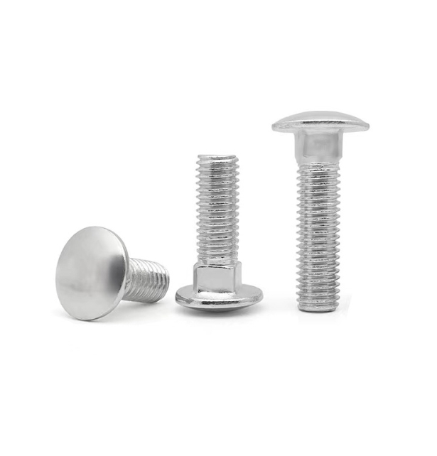 Carbon Steel Cup Head Square Neck Bolt Galvanized DIN603 Carriage Bolt