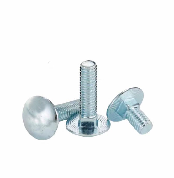 Grade 8.8 Blue-White Zinc Plated Square Neck Carriage Bolts