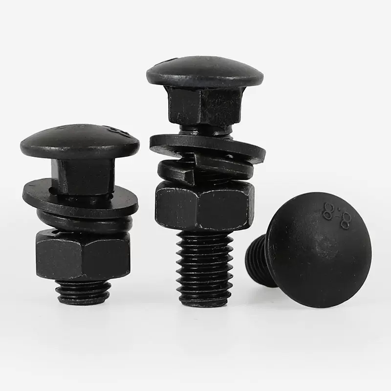 Grade 8.8 Carbon Steel Black Carriage Bolt