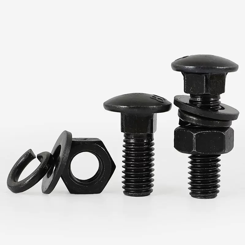 Grade 8.8 Carbon Steel Black Carriage Bolt 2
