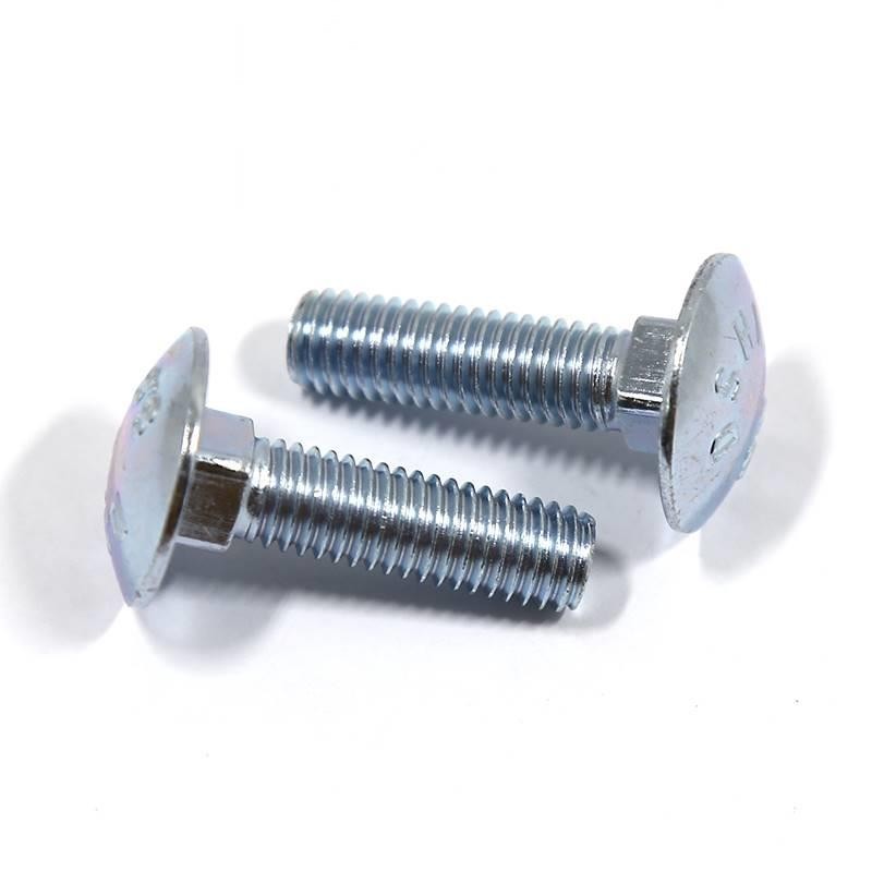 Grade 8.8 Carbon Steel Zinc Plated Carriage Bolt 1