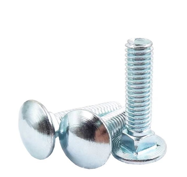 High Quality Carbon Steel Zinc Plated Galvanized Steel Round Head Carriage Bolts 1