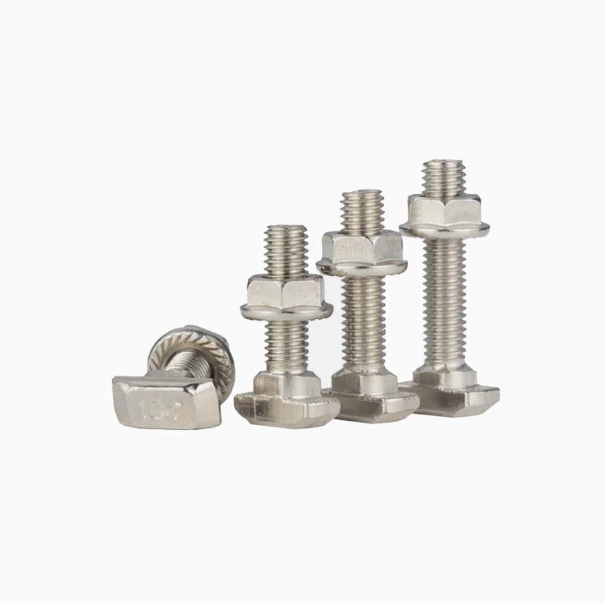 M5/M6/M8 Nickel Plated High Tensile Strength Aluminum Channels Mounting T Bolt 1
