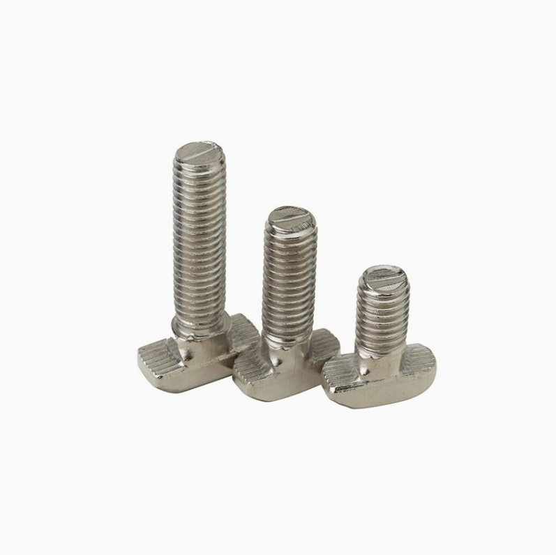 M5/M6/M8 Nickel Plated High Tensile Strength Aluminum Channels Mounting T Bolt 2