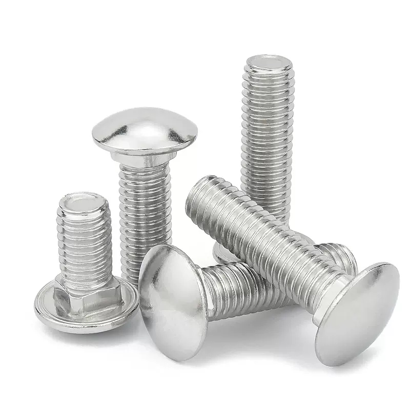 Stainless Steel Carriage Bolt DIN603 Domed Heads With Square Neck Bolt 1