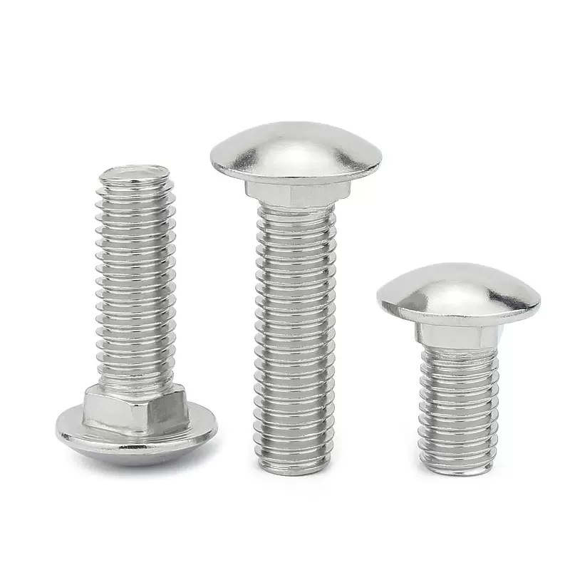 Stainless Steel Carriage Bolt DIN603 Domed Heads With Square Neck Bolt 2