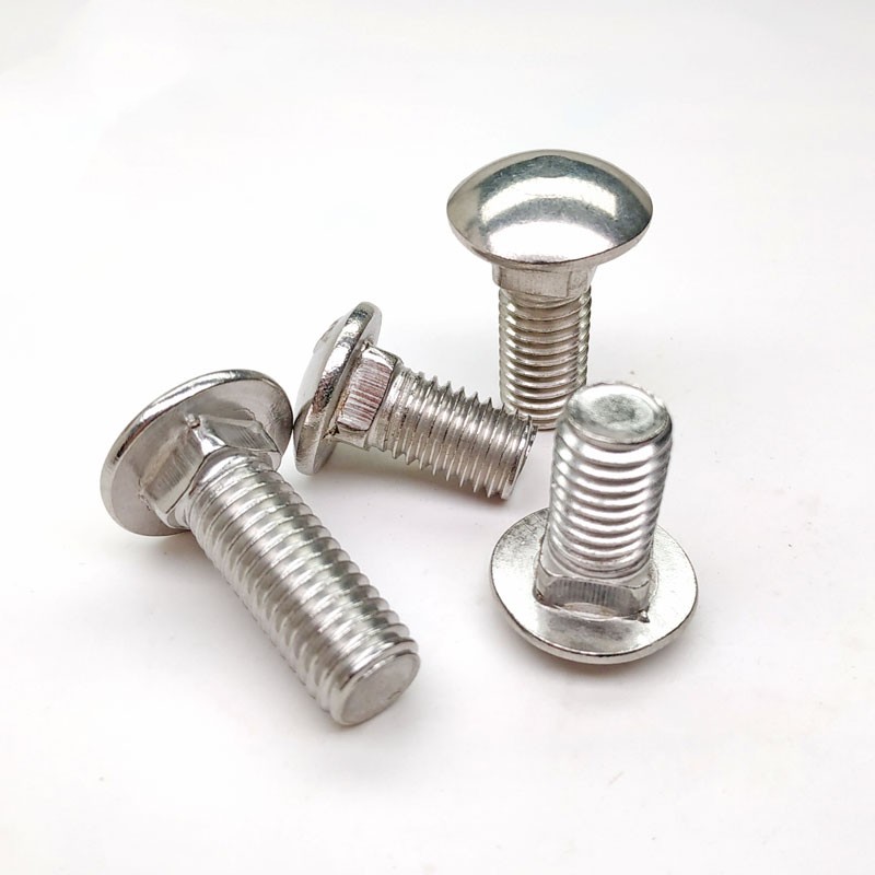 Stainless Steel Carriage Bolt DIN603 Domed Heads With Square Neck Bolt 3