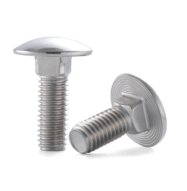 Stainless Steel Galvanized DIN603 Carriage Bolt Round Head Square Neck 2