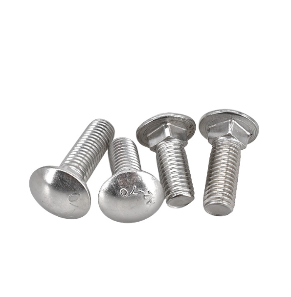 Stainless Steel Galvanized DIN603 Carriage Bolt Round Head Square Neck 3