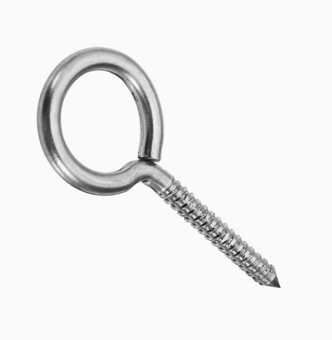 Aluminum Stainless Steel M2 M5 M8 M10 M12 M15 Sheep Eye Ring Head Galvanized Screw Eye Bolt