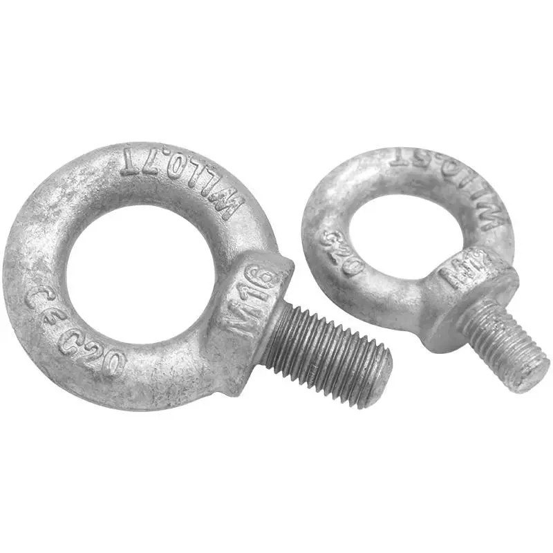 Carbon Steel Grade 4.8 8.8 10.9 12.9 Carbon steel Hot Dip Galvanized HDG Geomet Dacromet Lifting Eye Bolt DIN580 1