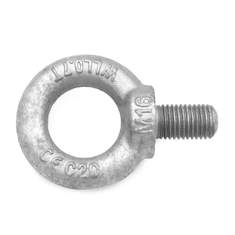 Carbon Steel Grade 4.8 8.8 10.9 12.9 Carbon steel Hot Dip Galvanized HDG Geomet Dacromet Lifting Eye Bolt DIN580 2