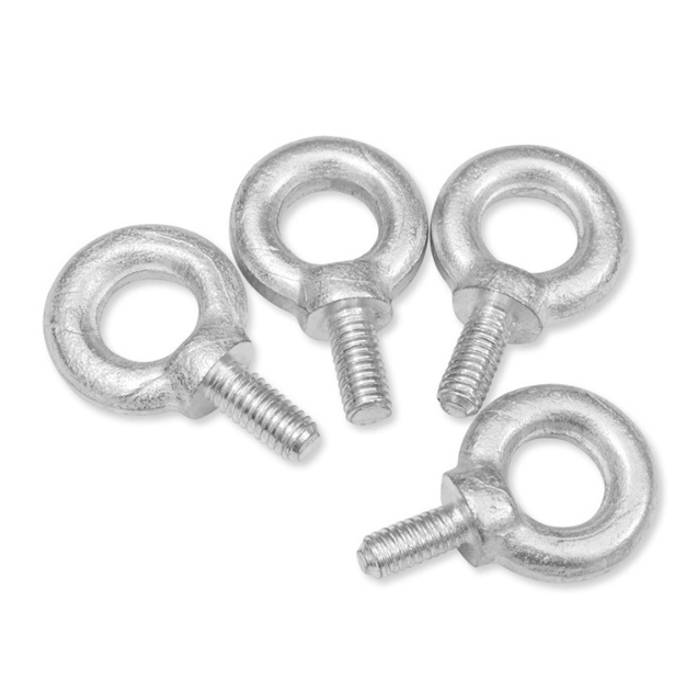 Cost-Effective White Zinc Eye Bolts – For Indoor Lifting Applications
