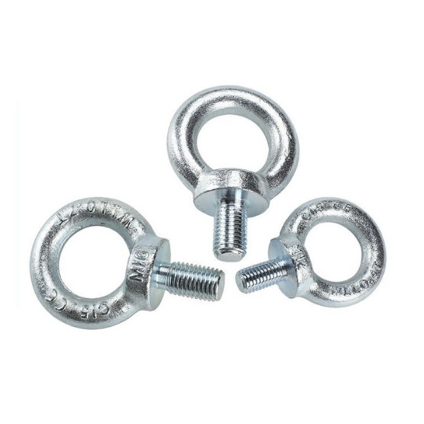Factory Direct Sales DIN580 Carbon Steel Galvanized M10 M12 M14 Eye Bolt