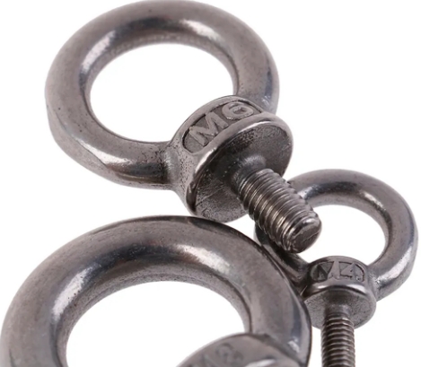 Factory Supplies M3 M4 M5 M6 M8 M10 M12 Stainless Steel Ss316 Ss304 Din580 Lifting Eye Bolt Eyebolts 5
