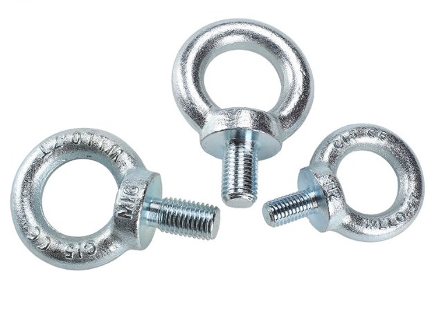 Hot Dip Galvanized Carbon Steel Eye Bolt High Tensile Grade 8 Lifting Eye Bolt DIN 580 for Heavy Duty Rigging
