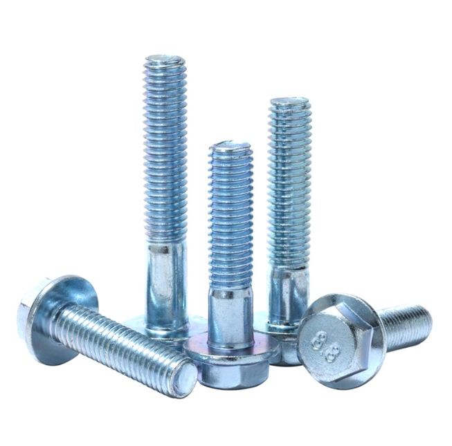 8.8 Grade Zinc Plated Hex Flange Head Screw with Washer Bolt