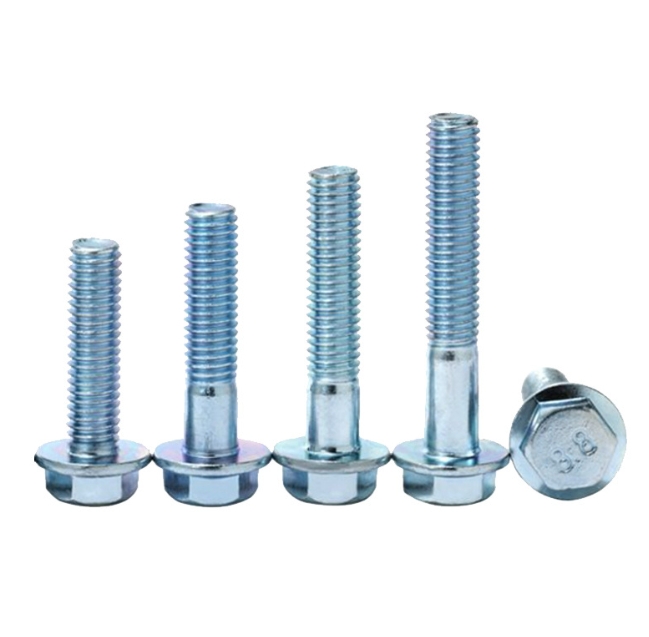 8.8 Grade Zinc Plated Hex Flange Head Screw with Washer Bolt 1