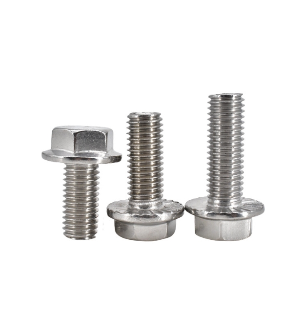 All Kinds of High Quality Flange Bolt Stainless Steel Plain SS304/316