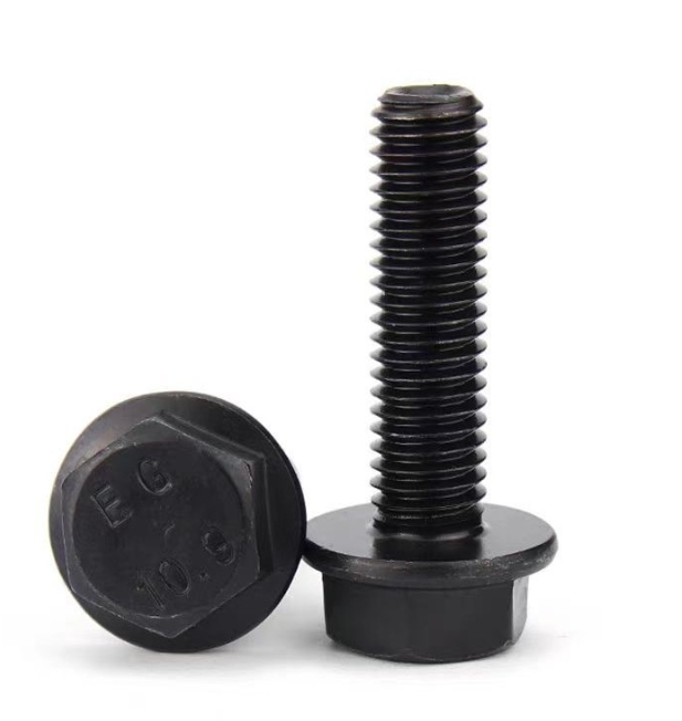 ISO4162 Factory Price Carbon Steel Full Thread Bolt and Nut Grade 8.8/10.9/12.9 Hex Flange Bolts