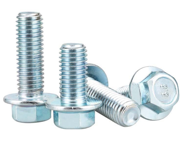 Manufacturing Carbon Steel Blue Zinc 8.8 10.9 12.9 Flange Bolt