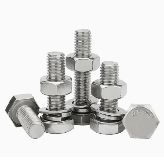 DIN931 DIN933 Metric Alloy Steel Galvanized Hex Head Bolt