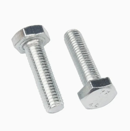 DIN931 DIN933 Metric Alloy Steel Galvanized Hex Head Bolt 1