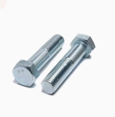 DIN931 DIN933 Metric Alloy Steel Galvanized Hex Head Bolt 4