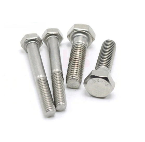 DIN933 M8 Hex Head Machine Screw Bolts Grade 8.8 10.9 12.9 Carbon Steel Black Oxide Bolts Stainless Steel Heavy Duty Hexagon Bolt