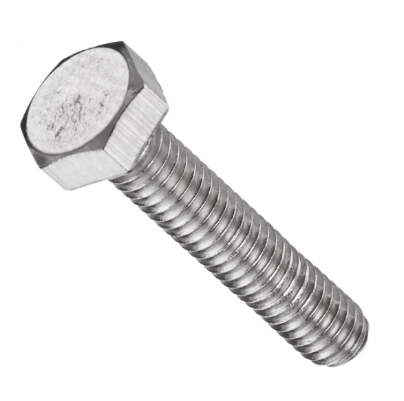DIN933 M8 Hex Head Machine Screw Bolts Grade 8.8 10.9 12.9 Carbon Steel Black Oxide Bolts Stainless Steel Heavy Duty Hexagon Bolt 4