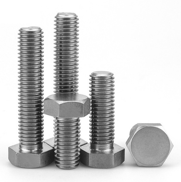 Factory Directly Carbon Steel Plain DIN933 Full Thread Hex Bolt With Nut And Washer 2