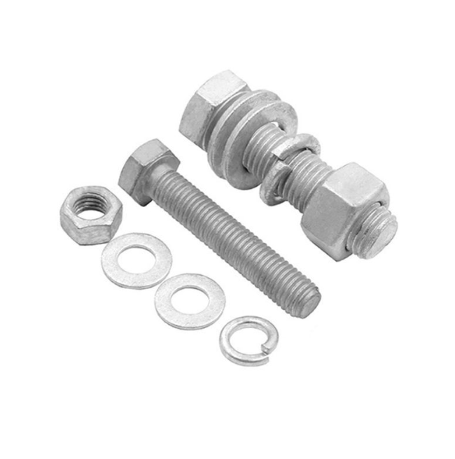 Factory Sells Carbon Steel Hot Dip Galvanized Hex Bolt All Size