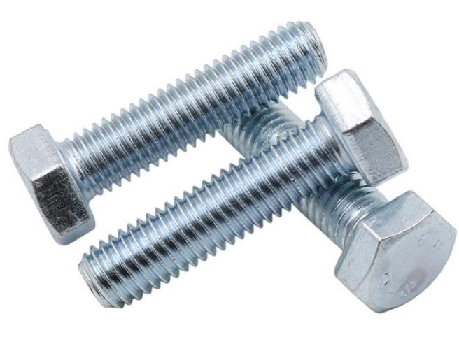 Factory Wholesale Bolt 8.8 Grade M5 M6 M8 M12 M16 Zinc Plated Blue Zinc
