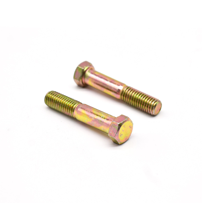 Hot-selling Carbon Steel YZ DIN933 Hex Bolt ZP All Size Standard Thread