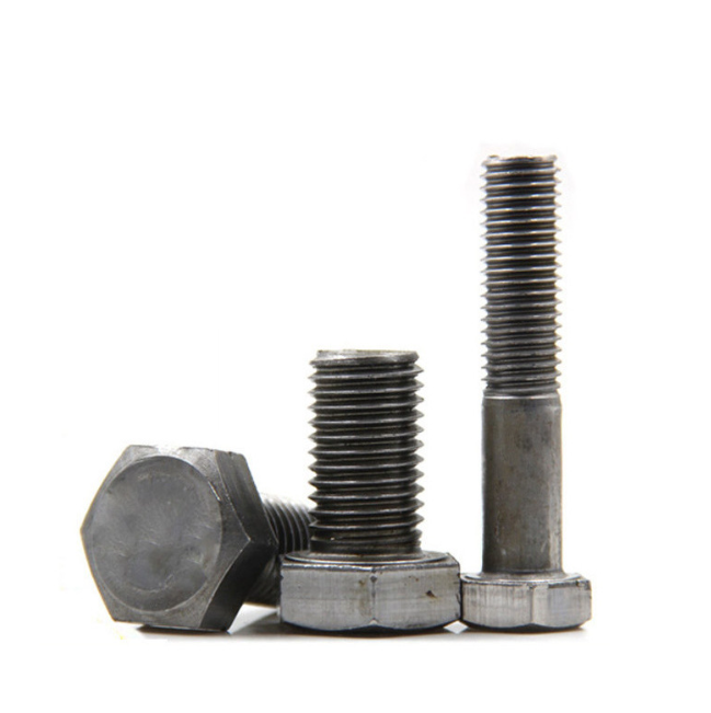 Professional Fasteners Facroty Carbon Steel Plain Support Customized Hex Bolt