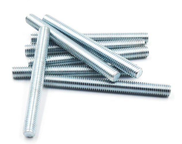 Global Supplier of Durable Blue Zinc Coated Stud Bolt Thread Rod Screws Zhongpin