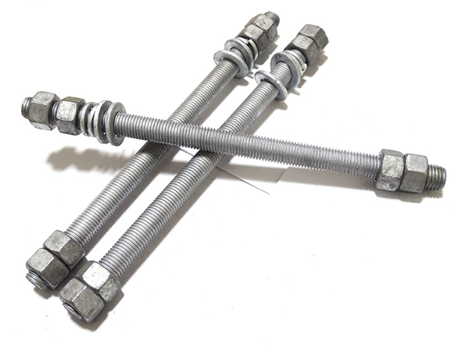 Heavy Duty Hot Dip Galvanized Threaded Rods for Outdoor Use
