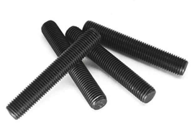 Threaded Rods with Black Zinc Finish Metric Measurement System Studs 3