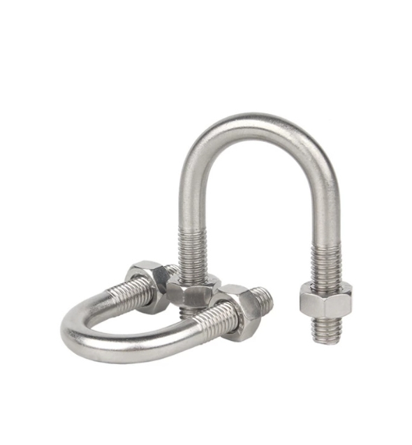 304 Stainless Steel Truck U Bolt Pipe Clamp Bracket Bending Nuts and Bolts 2