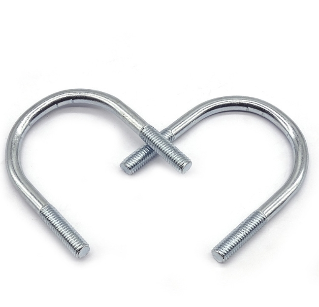 Custom U Bolt M8 M10 M12 M16 Carbon Steel Galvanized for Truck Chassis