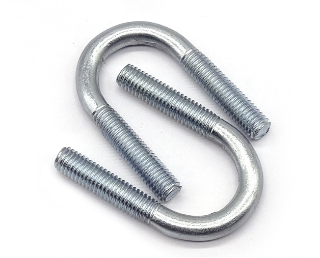 Factory Direct Carbon Steel Zinc Plated Customized Square U-Bolts 3